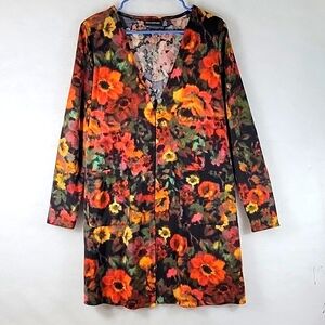 NWOT Nina Leonard Dolce Knit Duster Cardigan Size PS